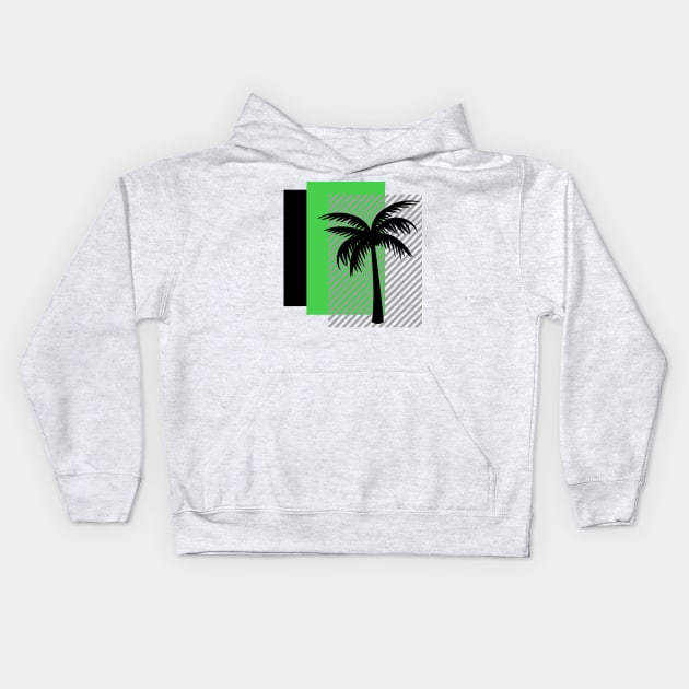 Coconut Tree -XIV Kids Hoodie by ElevateElegance